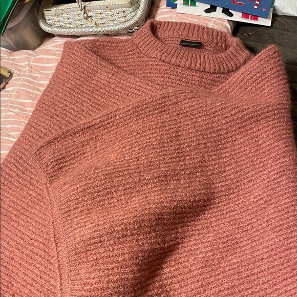 Coco + Carmen Women's Copper Knit poncho - Picture 6 of 9